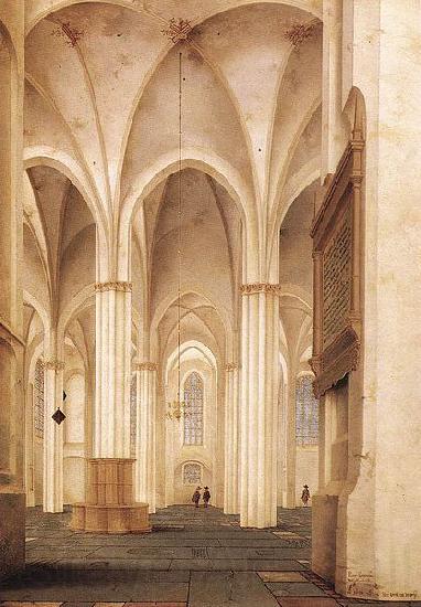 Pieter Jansz Saenredam The Buurkerk at Utrecht France oil painting art